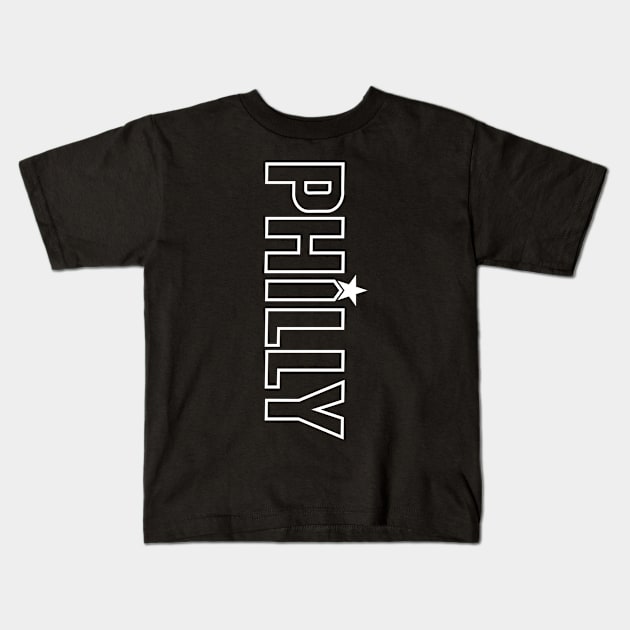 Philly v4 Kids T-Shirt by Emma